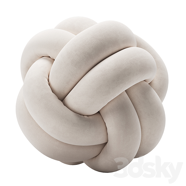 Knot Pillow 2 Layers 3DSMax File - thumbnail 2