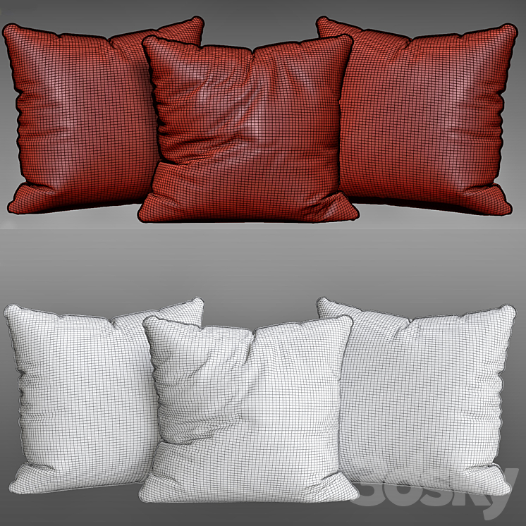 KUBA CLOTH PILLOW 3DS Max - thumbnail 2