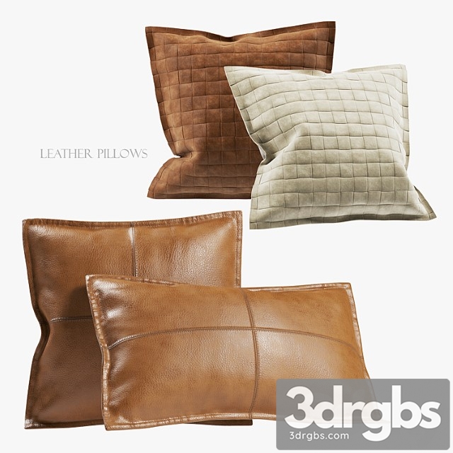 Leather pillows - thumbnail 1