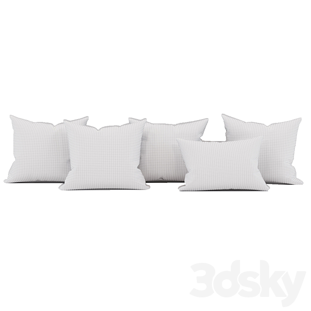 Nordic Design Pillow Cases 3ds Max - thumbnail 2