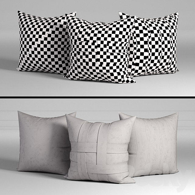 Pillow 001 3ds Max - thumbnail 2