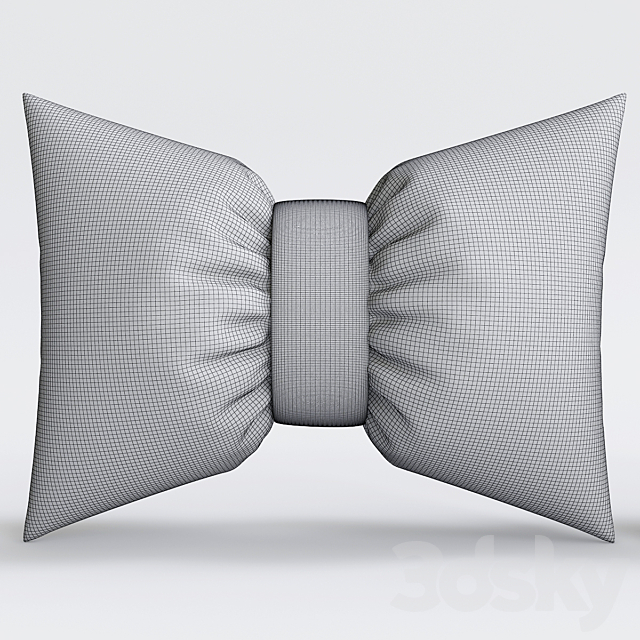 Pillow bow 3DS Max Model - thumbnail 2