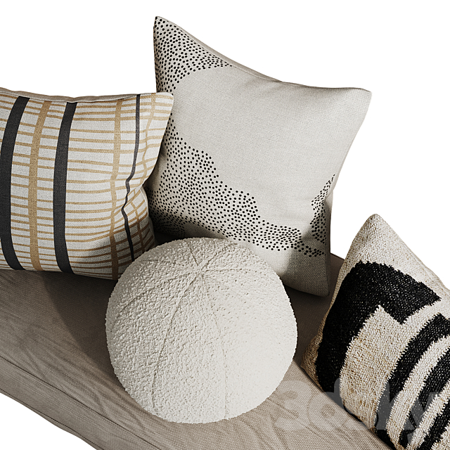 Pillow set by Lulu and Georgia 3ds Max - thumbnail 2