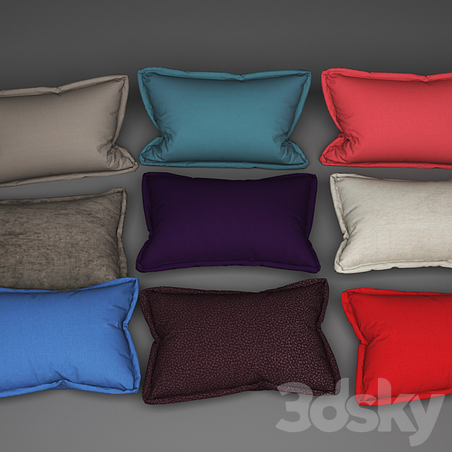 pillows 3ds Max - thumbnail 1