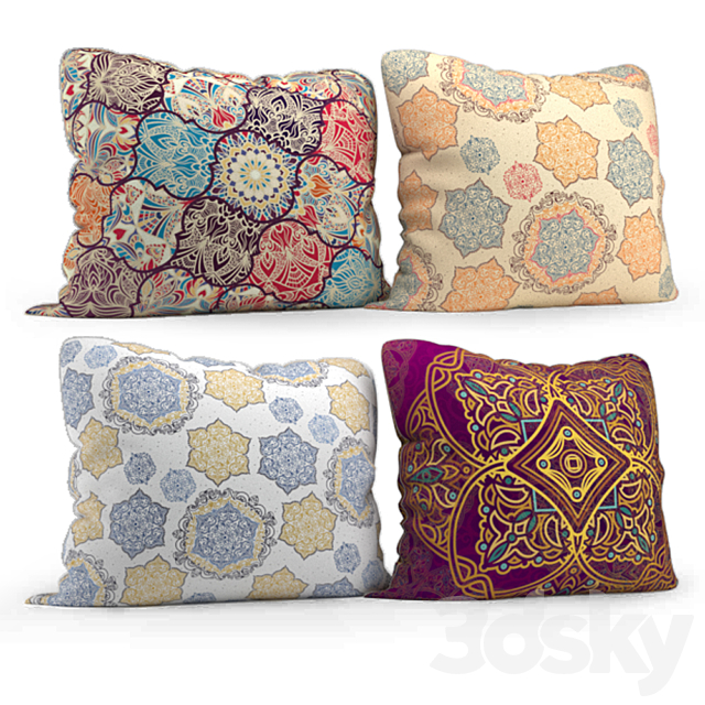 Pillows 3ds Max - thumbnail 1