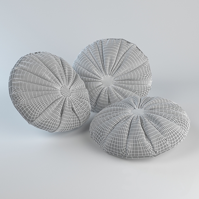 Pillows 3DS Max Model - thumbnail 3