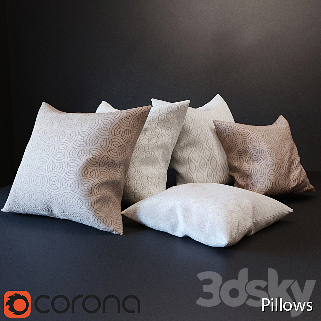 Pillows 3DSMax File - thumbnail 1