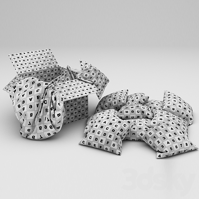 Pillows 44 3DS Max Model - thumbnail 3