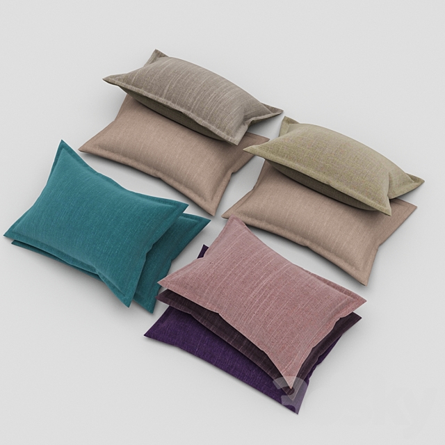 Pillows 66 3DS Max Model - thumbnail 2