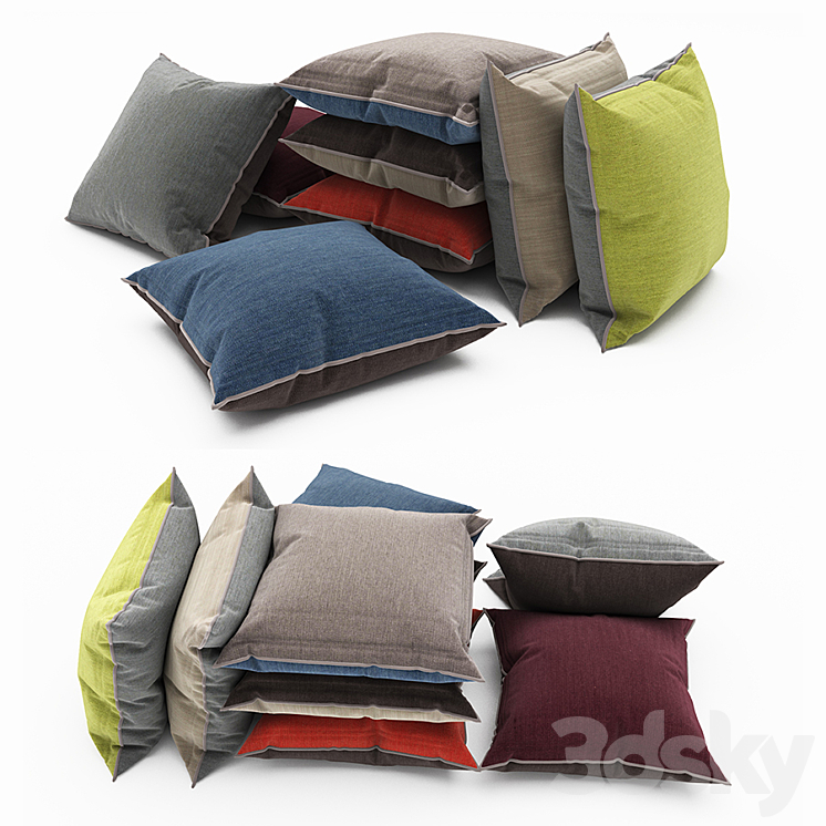 Pillows 72 3DS Max - thumbnail 2