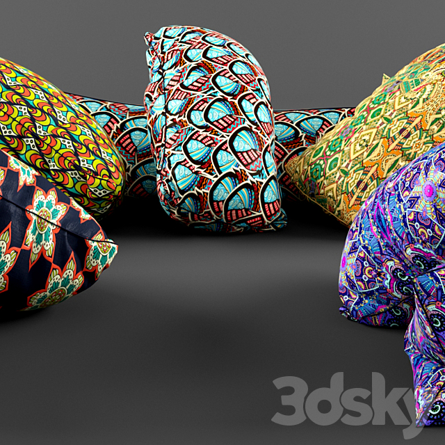 Pillows AMAROK – ARBİ collection 1 3DS Max Model - thumbnail 3