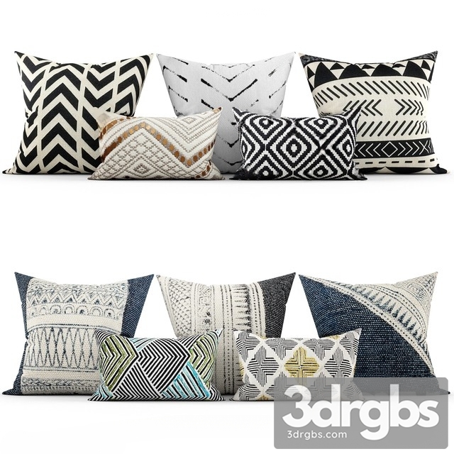 Pillows Collection 05 3dsmax Download - thumbnail 1