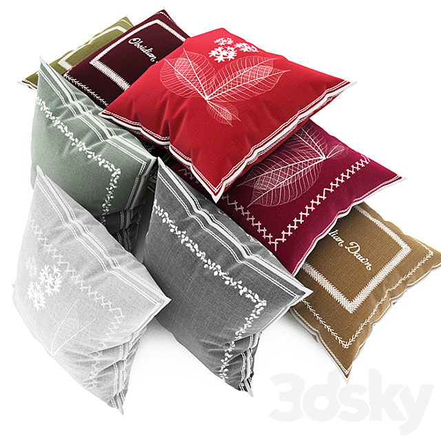 Pillows collection 77 3DSMax File - thumbnail 1