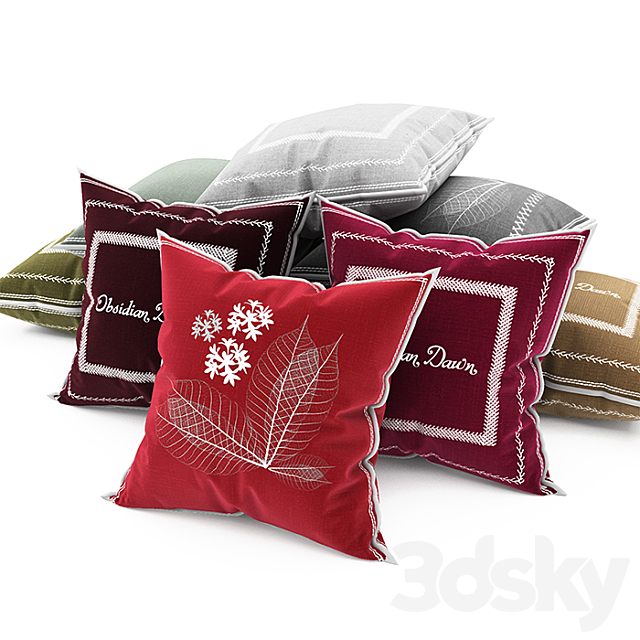 Pillows collection 77 3DSMax File - thumbnail 2