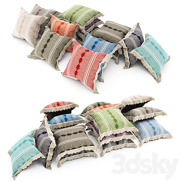 Pillows collection 79 3DSMax File - thumbnail 1