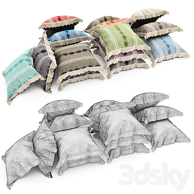 Pillows collection 79 3DSMax File - thumbnail 3