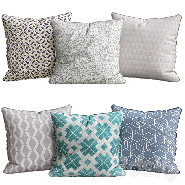 Pillows collections_4 3ds Max - thumbnail 1