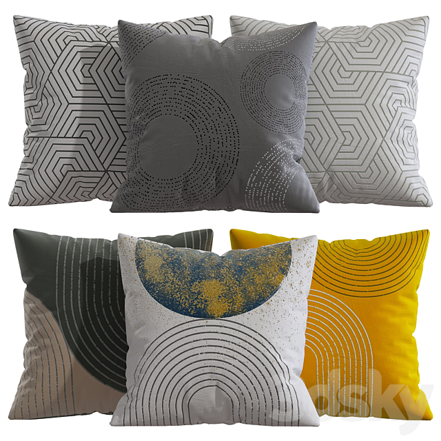 Pillows Decor 48 3ds Max - thumbnail 1