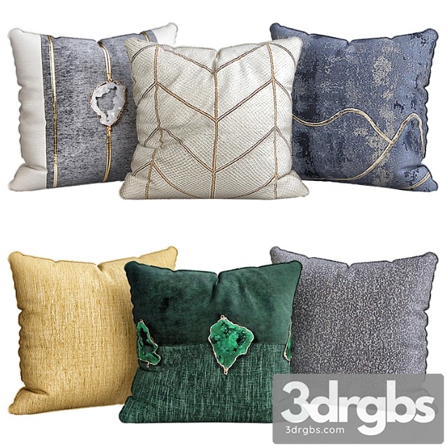 Pillows For Sofa 6 Pieces No 146 3dsmax Download - thumbnail 1