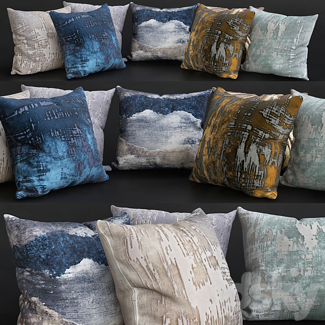 Pillows for sofa Premium PRO №163 3ds Max - thumbnail 1