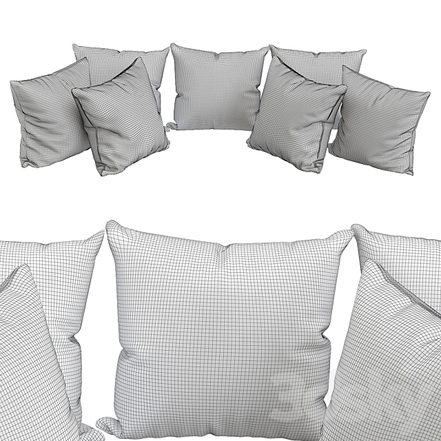 Pillows for sofa Premium PRO №163 3ds Max - thumbnail 2