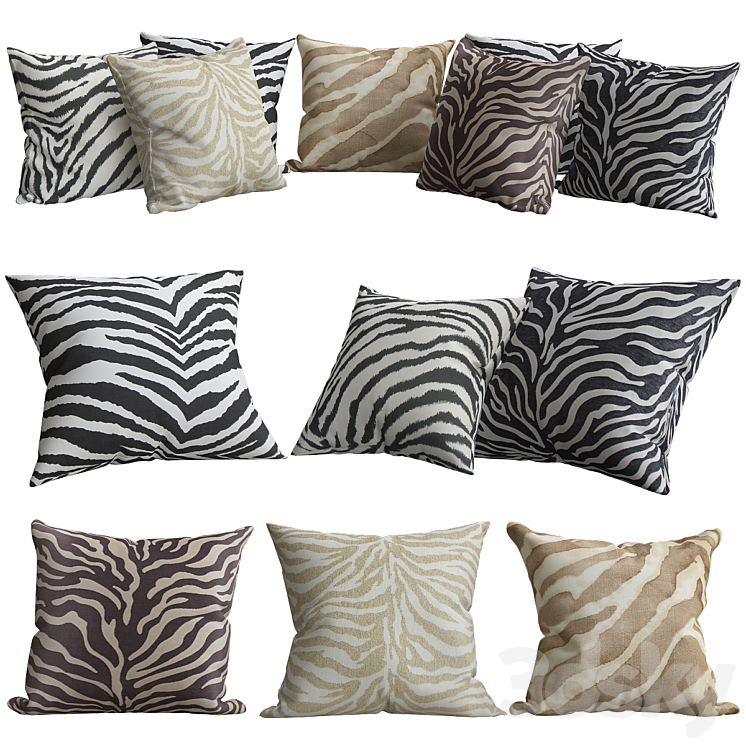 Pillows for sofa Premium PRO No. 99 3DS Max - thumbnail 1