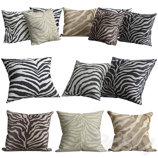 Pillows for sofa Premium PRO No. 99 3DSMax File - thumbnail 1