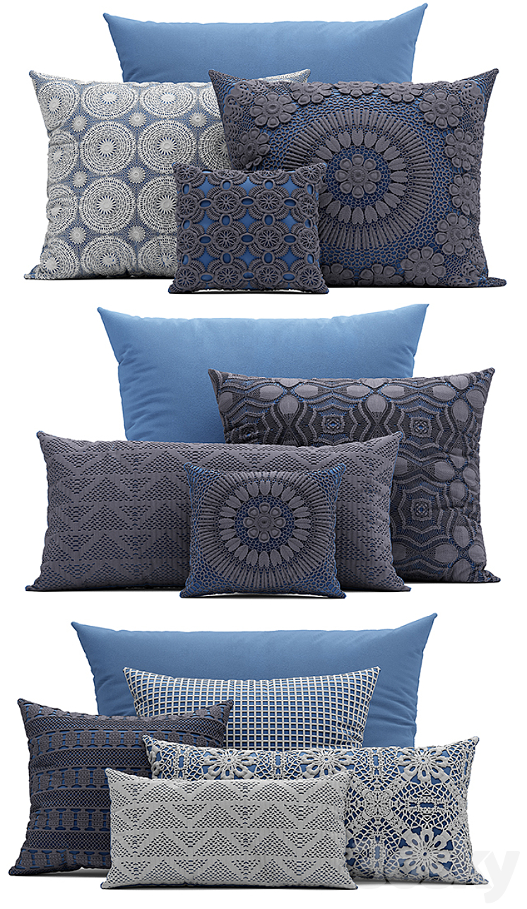 Pillows Gianfranco 3DS Max Model - thumbnail 2