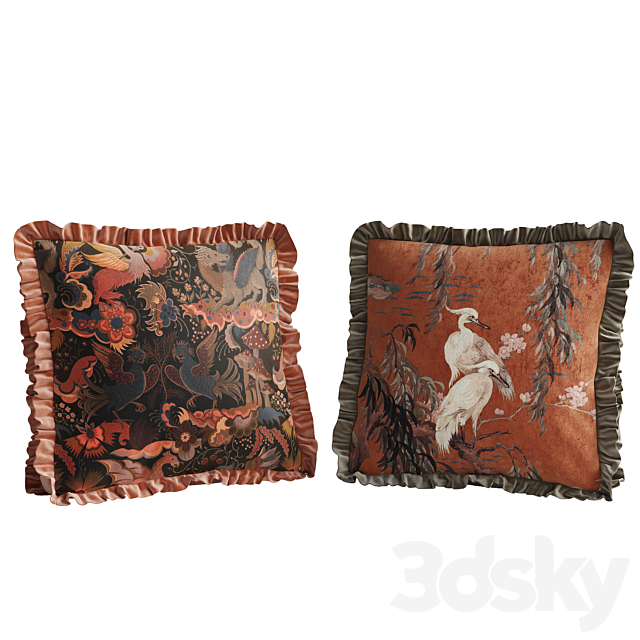 Pillows House of Hackney animal print 3DS Max Model - thumbnail 3