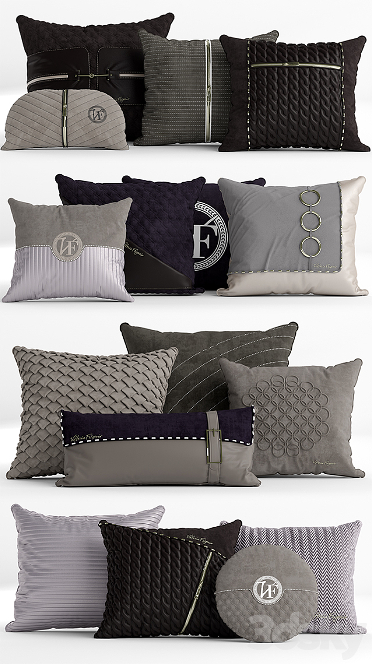 Pillows of vittoria frigerio 3DS Max Model - thumbnail 2