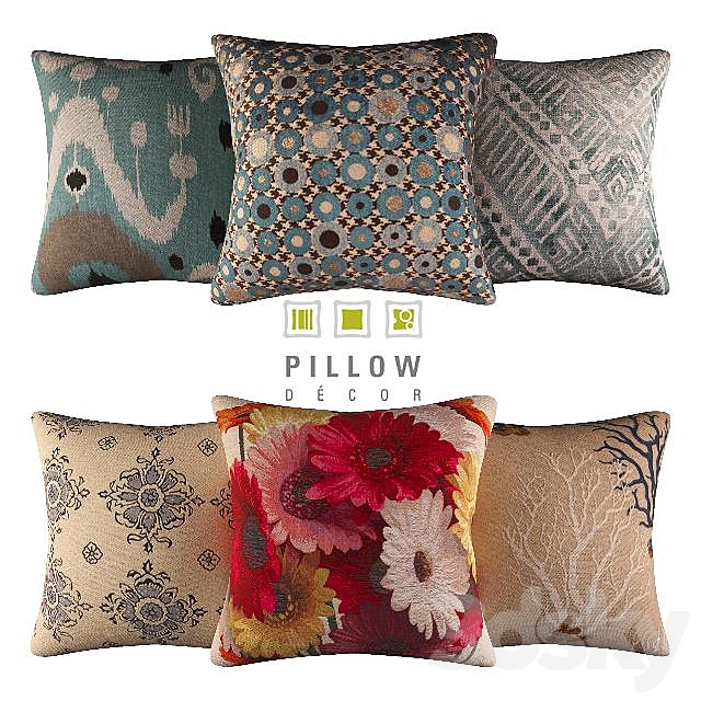 pillows.pillowdecor set 16 3ds Max - thumbnail 1