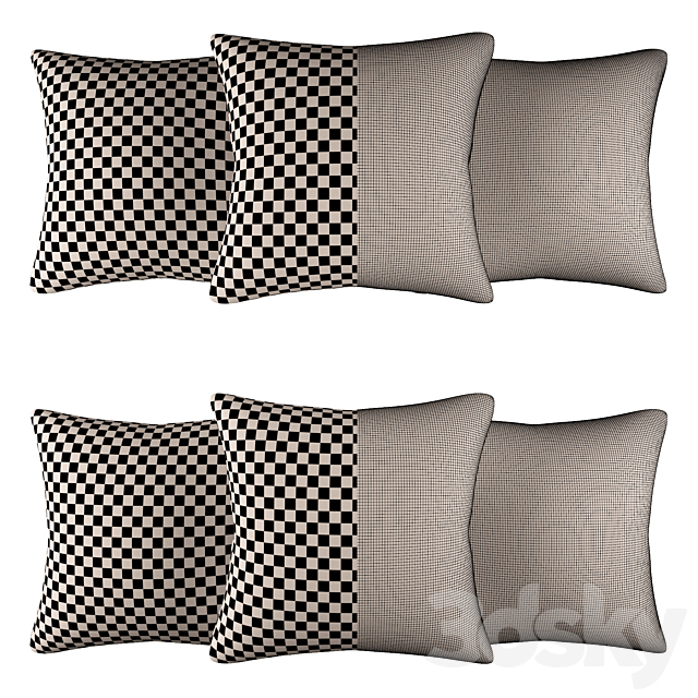 pillows.pillowdecor set 16 3ds Max - thumbnail 2