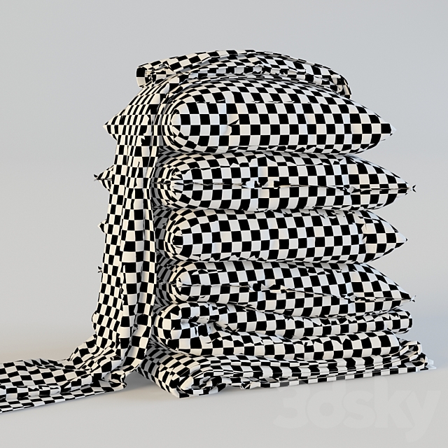 Pillows. Pillows 4 3DSMax File - thumbnail 3