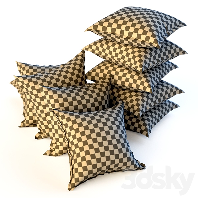 Pillows (Pillows 6) 3DSMax File - thumbnail 2