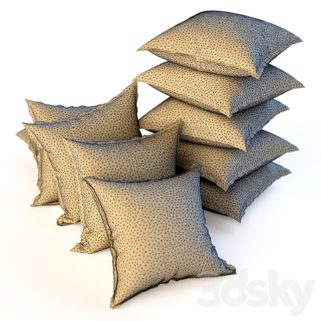 Pillows (Pillows 6) 3DSMax File - thumbnail 3