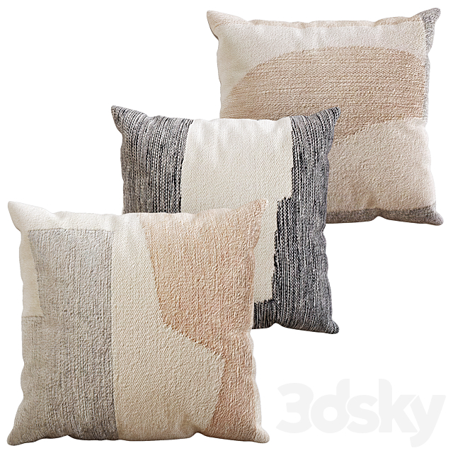 Pillows Set 7 3ds Max - thumbnail 1