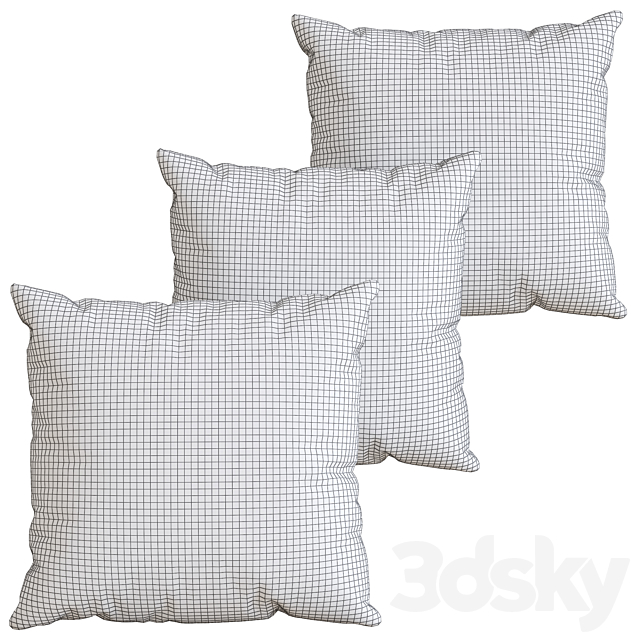 Pillows Set 7 3ds Max - thumbnail 2