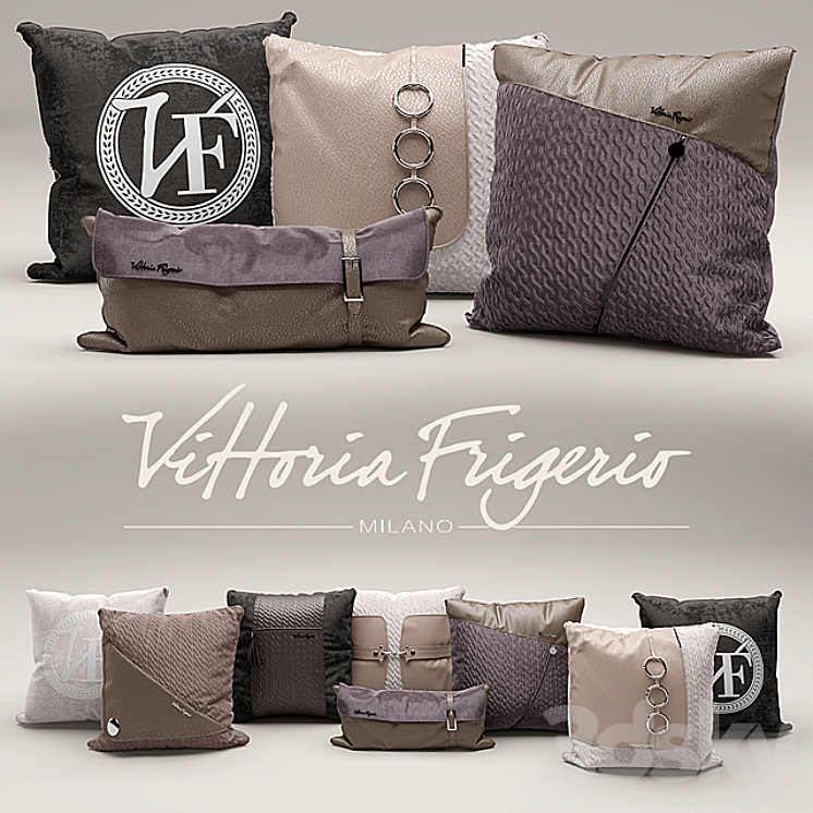 pillows vittoria frigerio 3DS Max - thumbnail 1