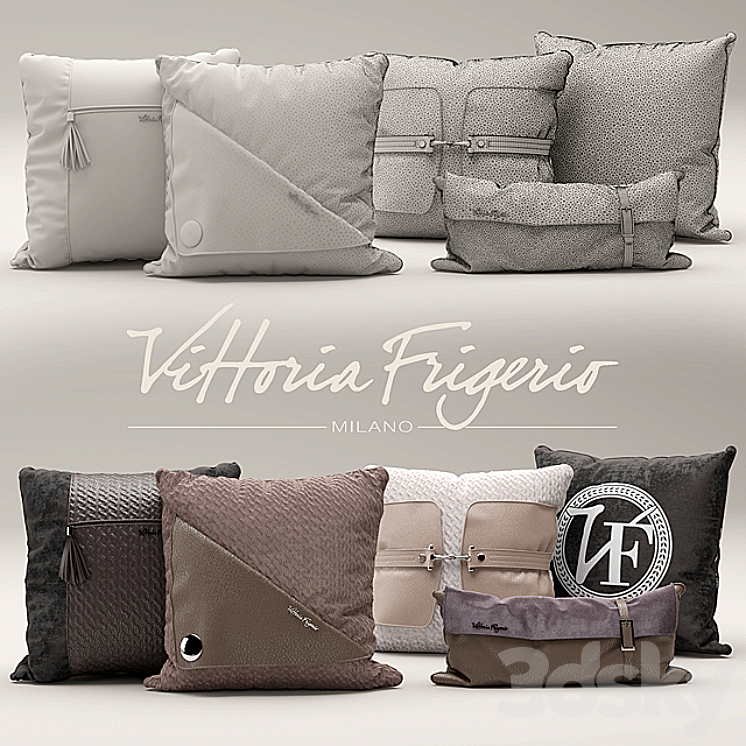 pillows vittoria frigerio 3DS Max - thumbnail 2