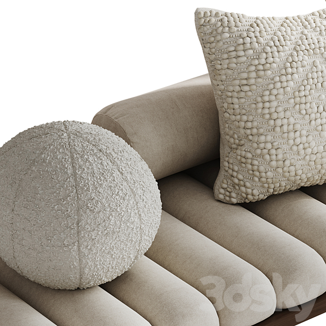 Set of decorative pillows 3ds Max - thumbnail 3