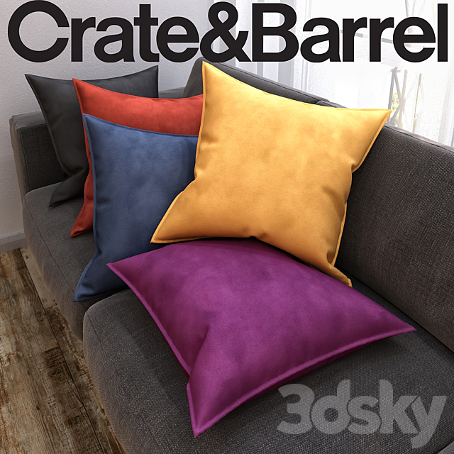 Set pillows “Branner”. Crate & Barrel 3DSMax File - thumbnail 2