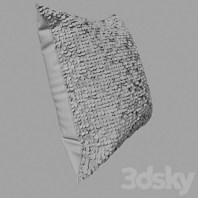 Shiny pillows 3ds Max - thumbnail 2