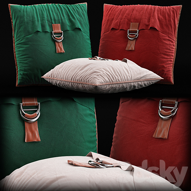 Simple decorative pillow 3DSMax File - thumbnail 1