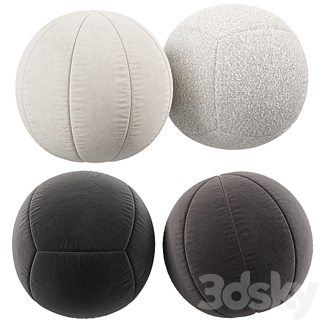 Sphere Pillow BY Etsy 3ds Max - thumbnail 1