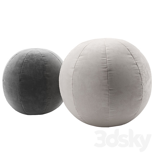 Sphere Pillows 3ds Max - thumbnail 3