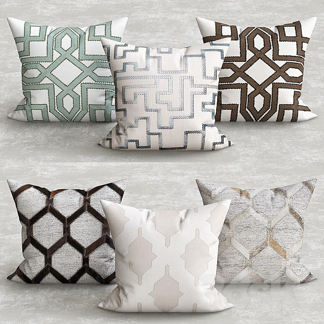 Surya pillows_3 3ds Max - thumbnail 1