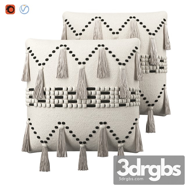 Tassel Cushion 3dsmax Download - thumbnail 1