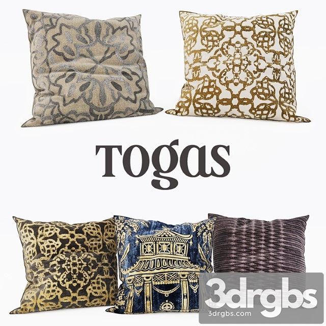 Togas – decorative set 2 3dsmax Download - thumbnail 1