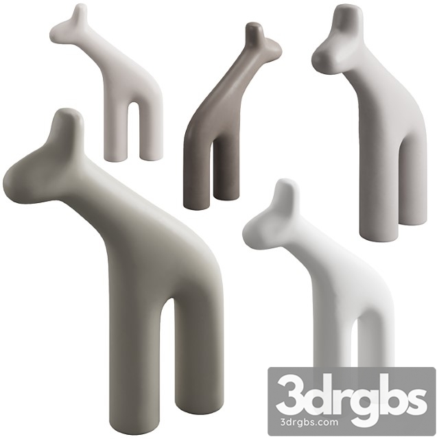 099 Plust Raffa Polyethylene Sculptures 3dsmax Download - thumbnail 1