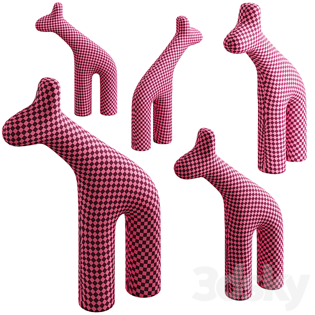 099 Plust RAFFA Polyethylene sculptures 3DSMax File - thumbnail 2